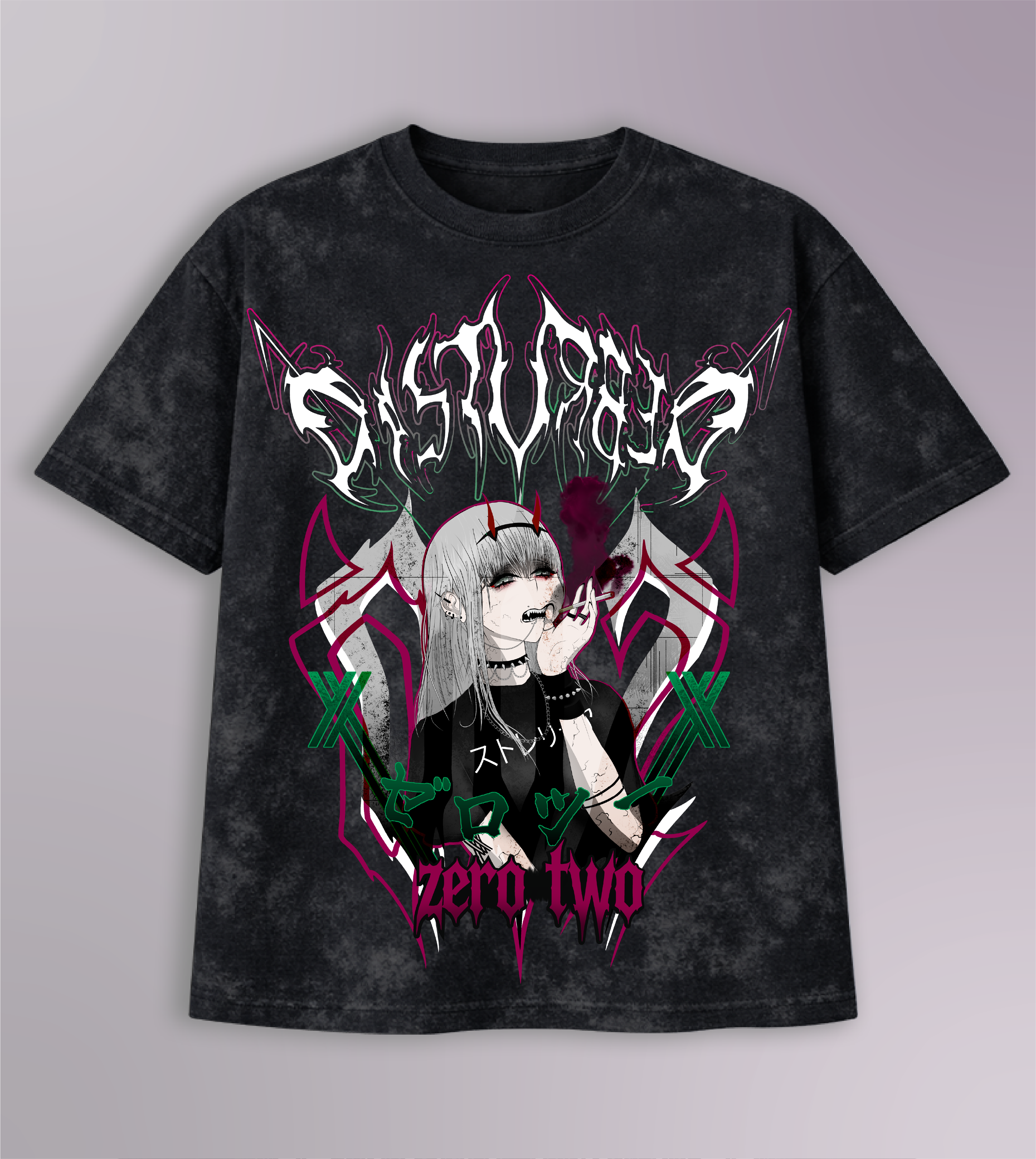 Blank Oversize ZERO TWO-UPSET