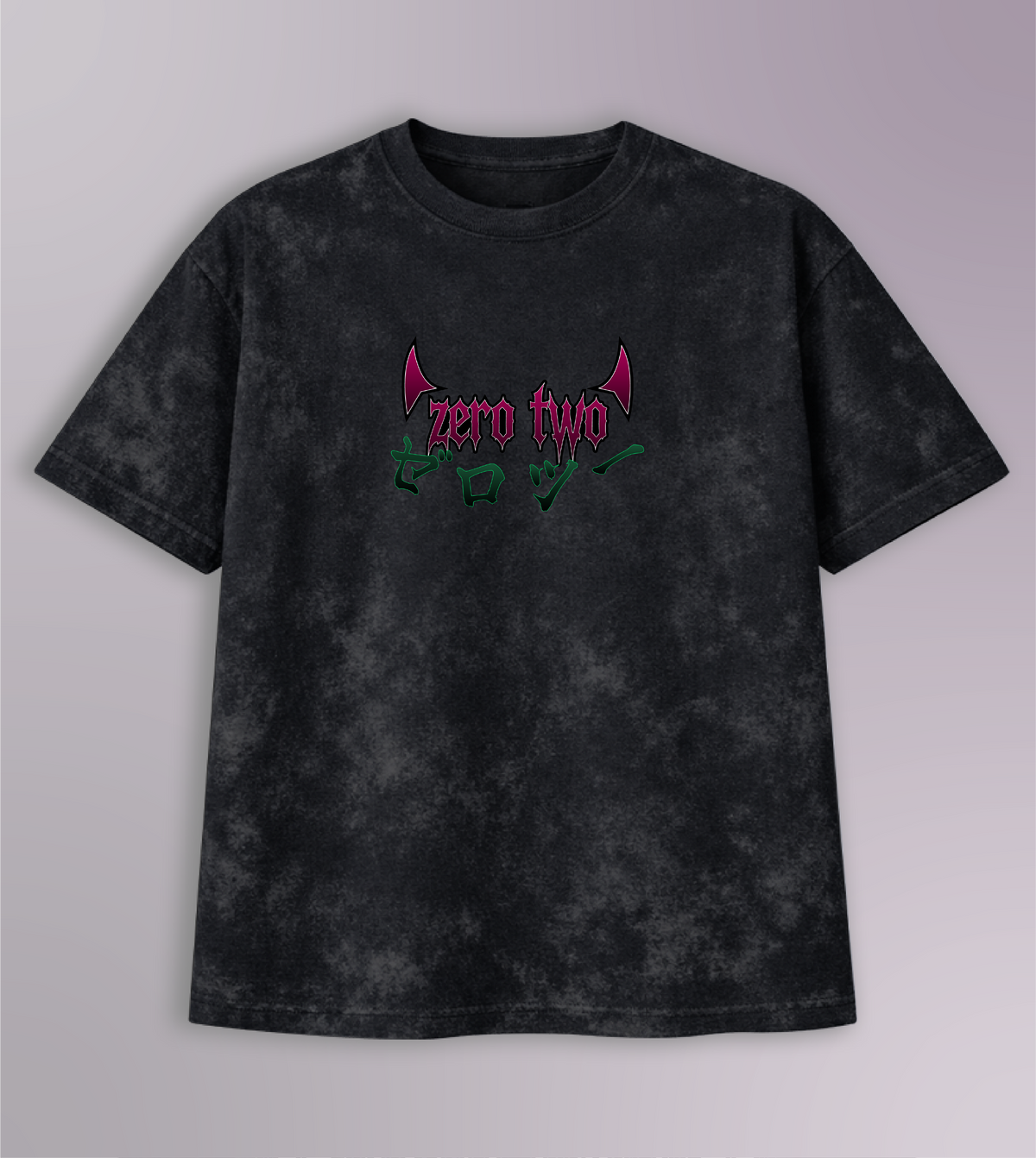 Blank Oversize ZERO TWO-UPSET