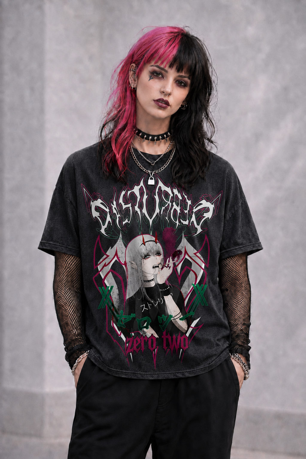 Blank Oversize ZERO TWO-UPSET