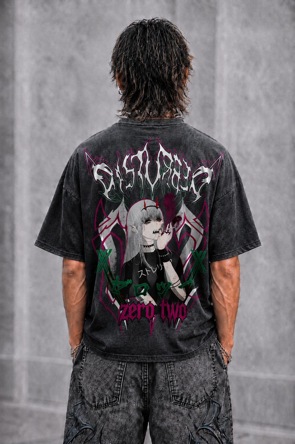 Blank Oversize ZERO TWO-UPSET